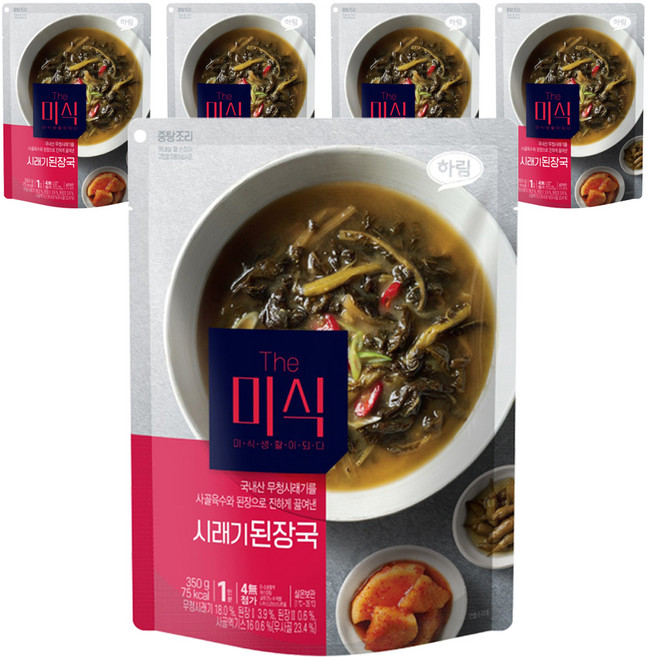 더미식 시래기 된장국, 350g, 5세트