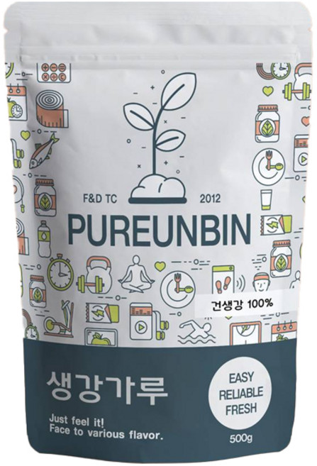 푸른빈 생강가루, 500g, 1개