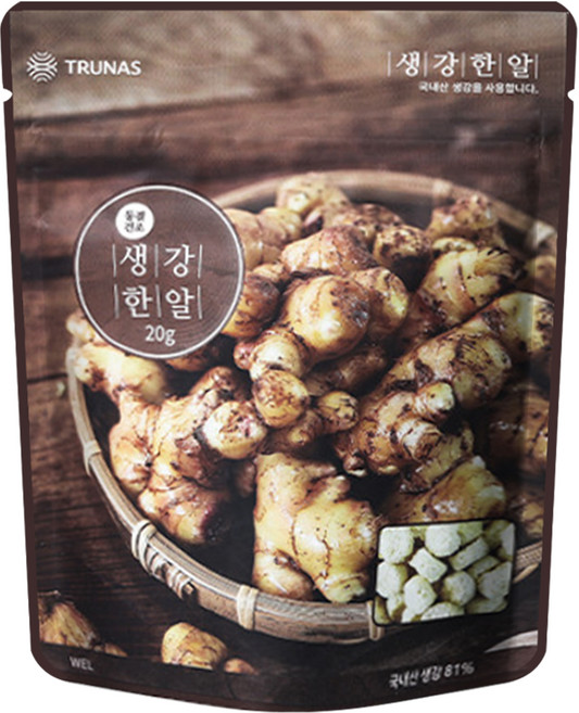 자연한알 간편양념 생강한알, 20g, 1개