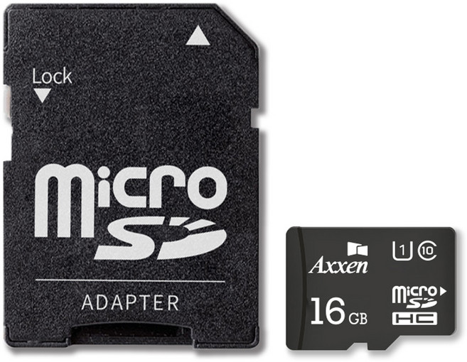 액센 프리미엄 마이크로 SD카드 + 어댑터 세트 MSD22, 16GB, 1개