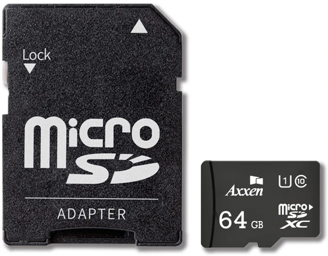 액센 프리미엄 마이크로 SD카드 + 어댑터 세트 MSD22, 64GB, 1개 - 쿠팡