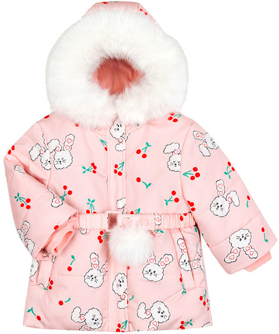 몰리멜리 여아용 러블리 뿜뿜 깡총 래빗 스키점퍼