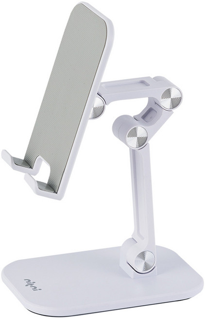니트니 접이식 각도조절 스마트폰 / 태블릿 4단 멀티앵글 거치대 MULTI ANGLE, 화이트(MULTI ANGLE_WH), 1개
