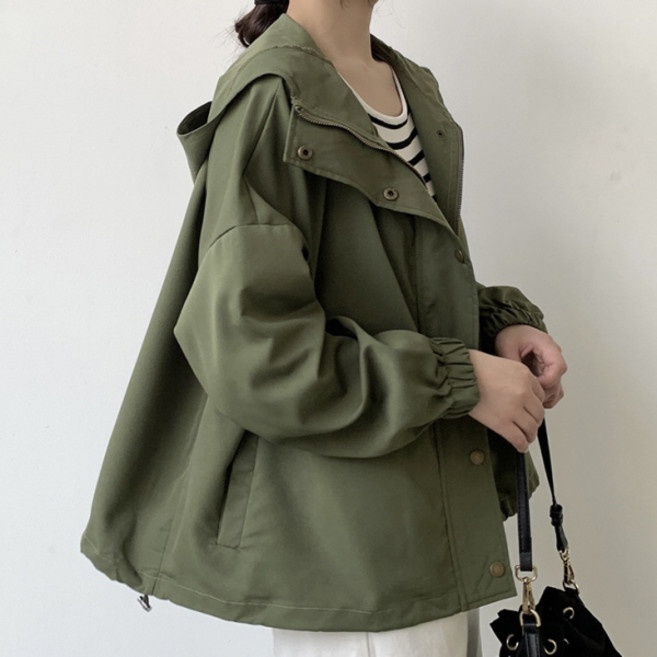 PEONIST 女款 R 休閒短版野戰夾克