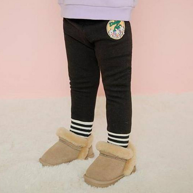 밀크마일 디즈니 아동용 휴이듀이루이 기모 시보리 레깅스