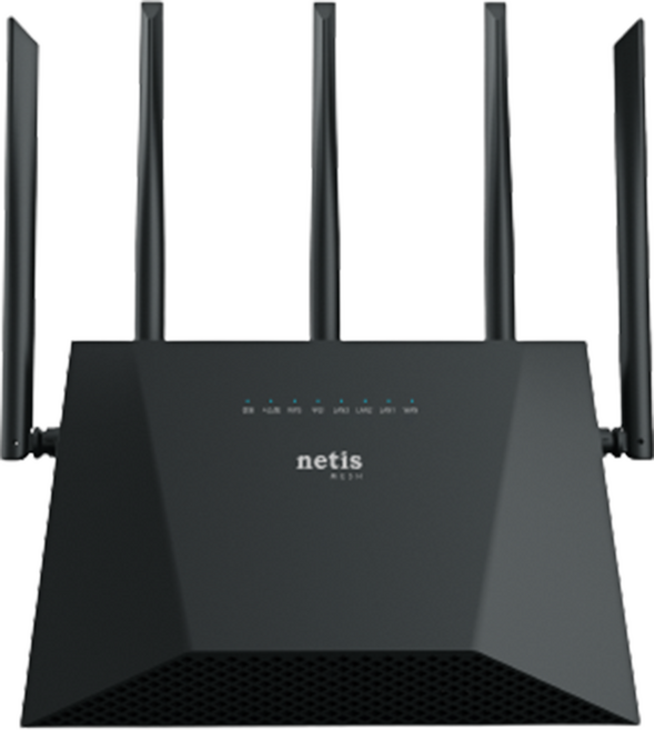 네티스 AX3000 기가비트 듀얼밴드 메쉬 와이파이 공유기, netis MEX605, 1개