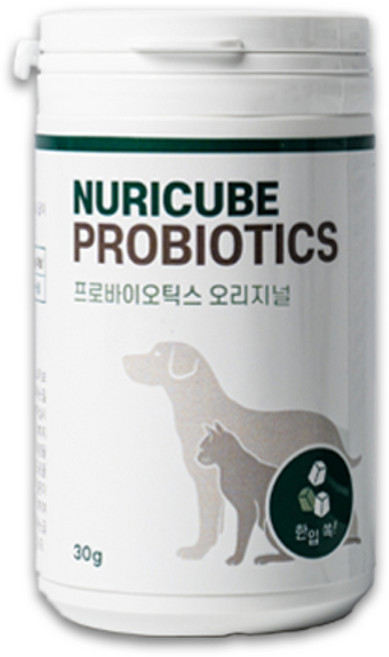 누리큐브 반려동물 프로바이오틱스 영양제, 장건강/유산균, 30g, 1개