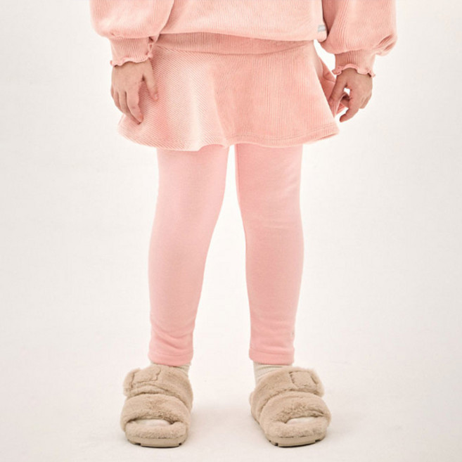 젤리스푼 여아용 트윙클 하트 본딩 벨로아 스커트 레깅스