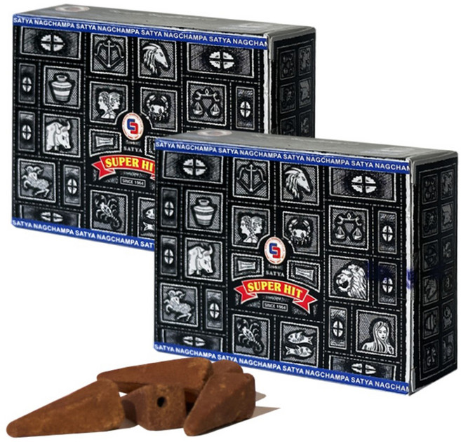 나그참파코리아 백플로우 인센스 콘 2p, 슈퍼히트