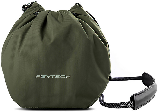 피지테크 원고 드로우스트링 숄더백 P-CB-26, 포레스트 그린(P-CB-263), 1개