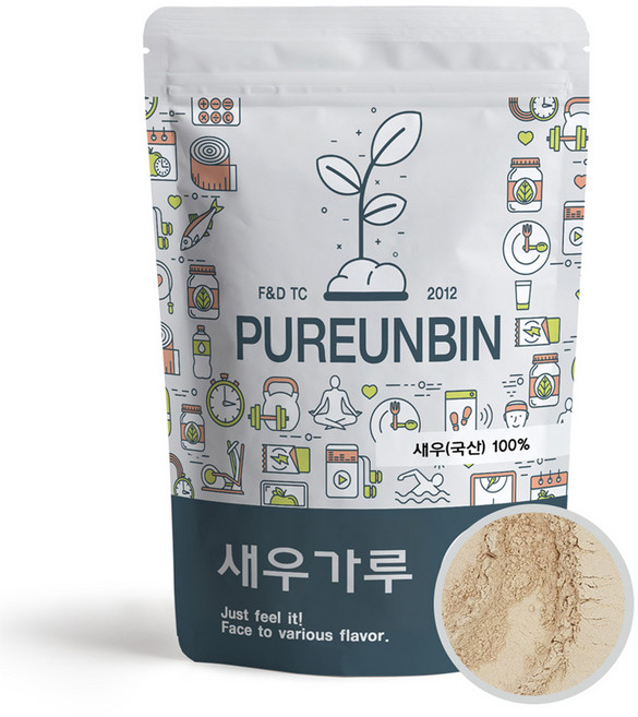 푸른빈 새우 분말, 500g, 1개
