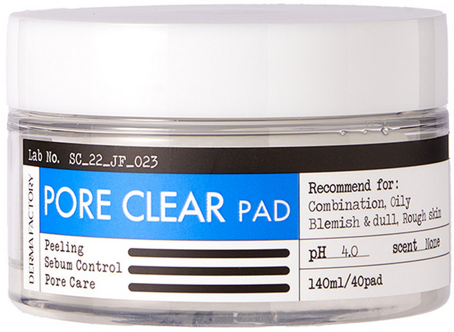더마팩토리 비건 모공 클리어 패드 140ml, 40매입, 1개