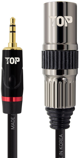soltop 韓國製 3.5 立體聲 TO XLR 公頭連接線, SOLTOP-1580(40m), 混合色
