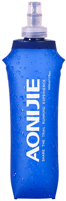 AONIJIE 奧尼捷 軟式水壺 海洋 W10, 藍色, 1個, 500ml