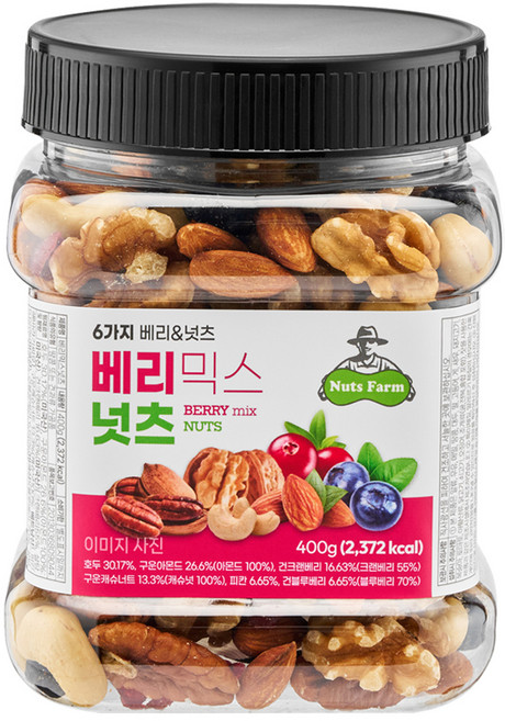 넛츠팜 베리 믹스 넛츠, 400g, 1개