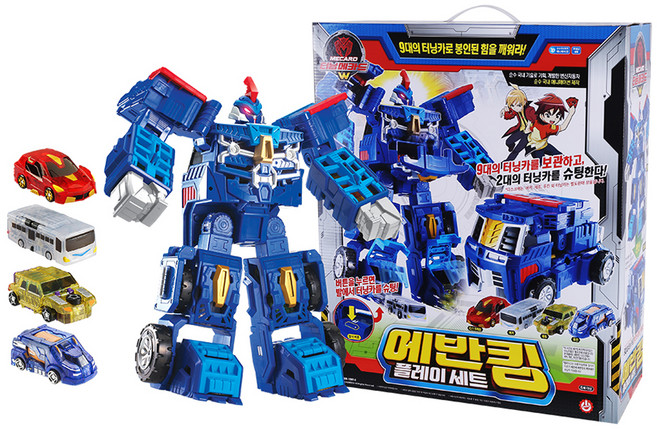 터닝메카드 아동용 에반킹 플레이 세트, 혼합색상, 1개