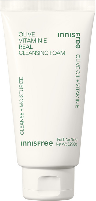 [비건뷰티] 이니스프리 올리브 비타민 E 리얼 클렌징 폼, 150g, 1개