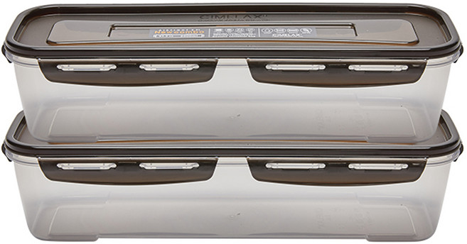 씨밀렉스 뉴콤보 밀폐용기 2.5L, 2개, 1개입