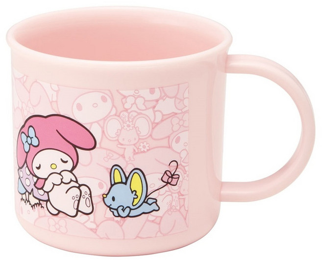 스케이터 KE4AAG 전자레인지 향균 미니 머그컵 200ml, 1개, 핑크 마이멜로디