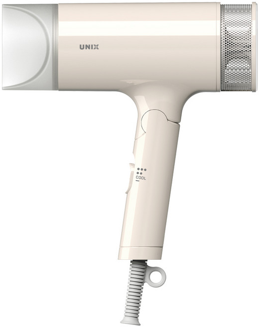 유닉스 접이식 헤어 드라이어 1700W, UN-A1692, 베이지