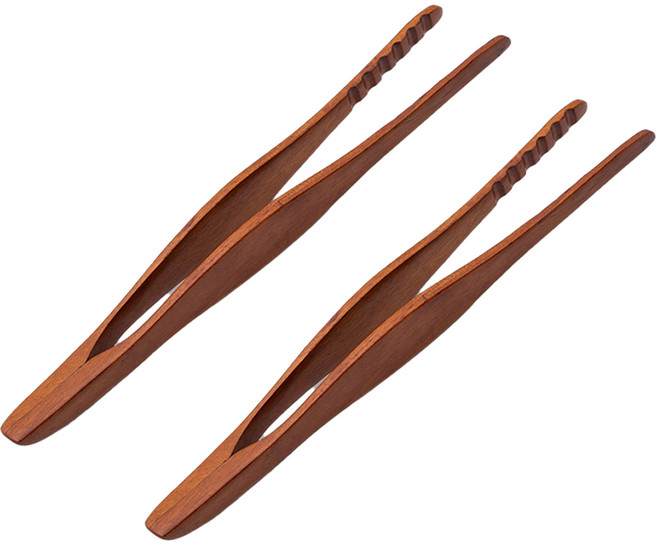 라온누리 자연애 생옻칠 우드 초밥 고기집게 대, 2개