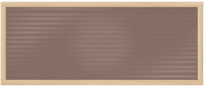takongpan Clear Island 聚碳酸酯隔板 寬 800 x 120 x 300 mm, 自然色(框架), 棕色(面板)