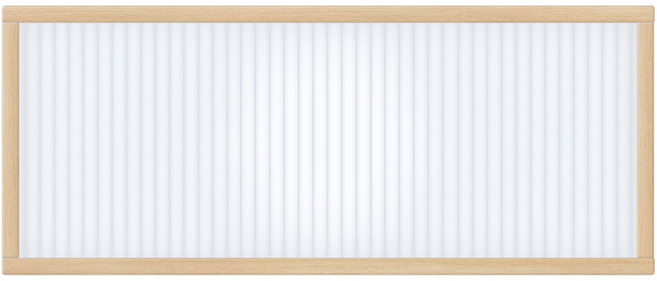 takongpan 透明島型聚碳酸酯隔板 直立式 800 x 120 x 300 mm, 自然色(框架) + 乳白色(面板)
