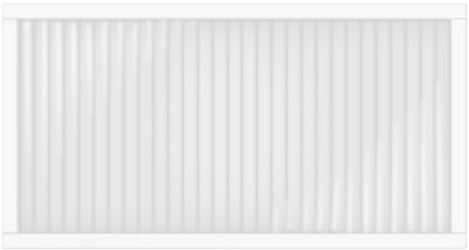 타공판닷컴 클리어 아일랜드 파티션, 화이트 + 투명