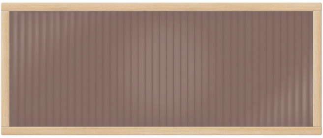takongpan Clear Island 站立式隔板 800 x 120 x 300 mm, 自然色 + 棕色