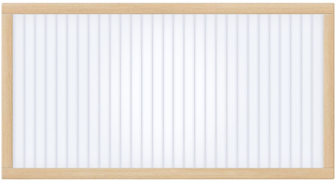 takongpan 透明島型聚碳酸酯隔板 直立式 600 x 120 x 300 mm, 自然色 + 蛋白石白