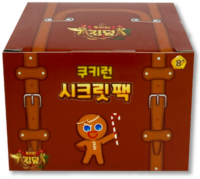 쿠키런 시크릿팩 피규어 랜덤발송, 1개