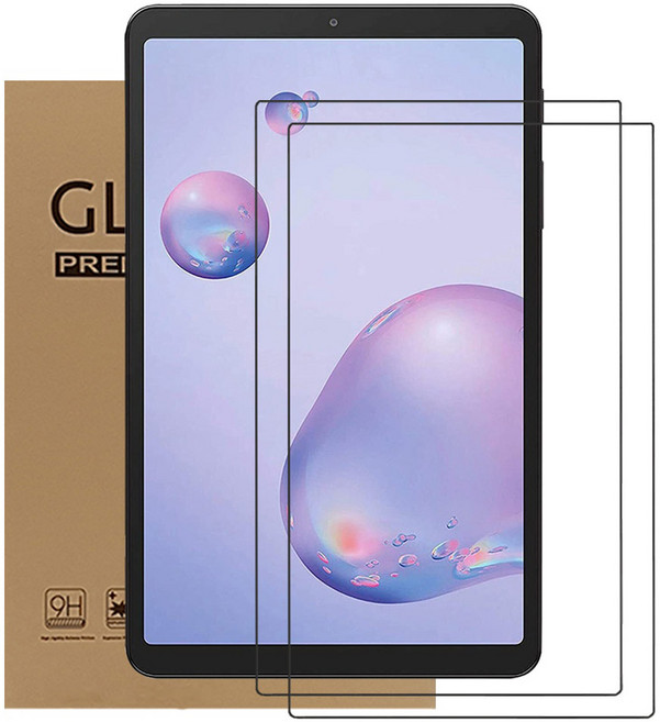 아네스 태블릿PC 9H 고경도 풀커버 강화유리 액정보호필름 2p 세트, 투명, 1세트