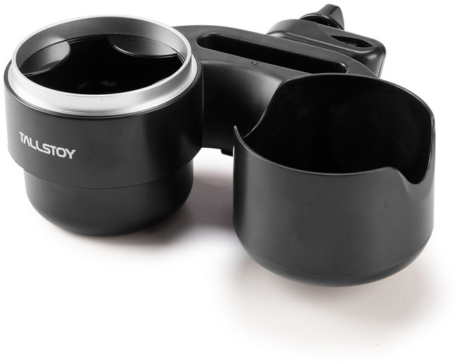 톨스토이 3 in 1 유모차 컵 폰 스낵컵 홀더, 블랙, 1개