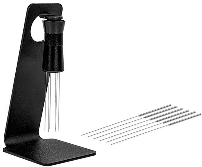 칼딘 투웨이 마그네틱 침칠봉 고급형 + 침칠봉 바늘 6p 세트, 블랙, 1세트