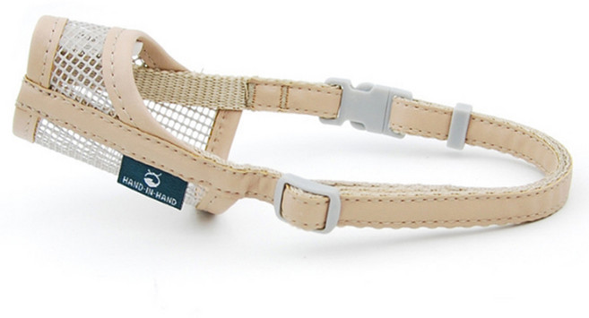 요런개 세이프 입마개 M, 베이지, 1개