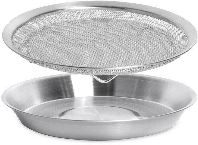 벨라쿠진 스텐 채반 메쉬 트레이 2종 세트, 1세트