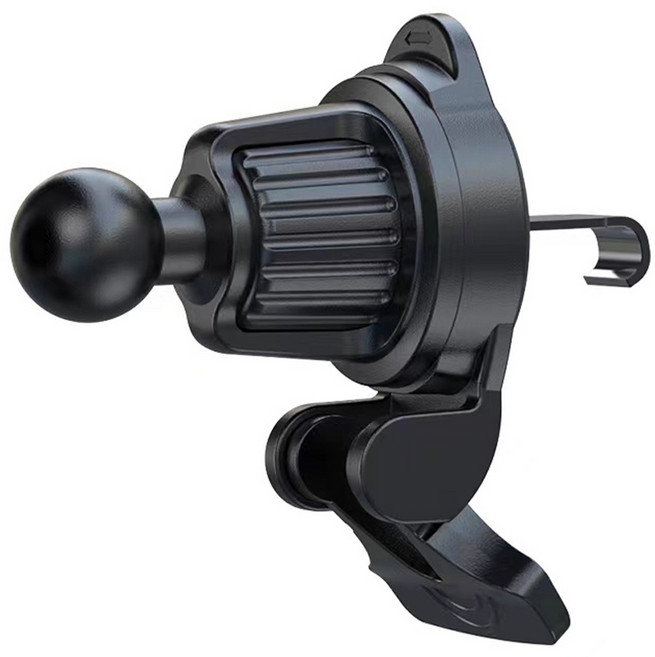 비잽 송풍구 고리 지지형 휴대폰 태블릿 거치대 17mm, 1개, 블랙