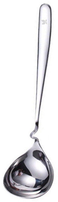 네오트리 스텐304 꺾인 미니 서빙스푼 국자, 1개
