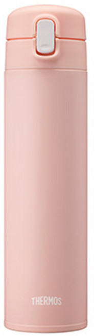 THERMOS 膳魔師 Slim吸管保溫瓶 FJM-450K, 桃粉色(PP), 450ml, 1個