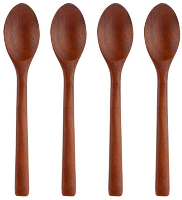 니코트 우드 요거트스푼 타원, 4개