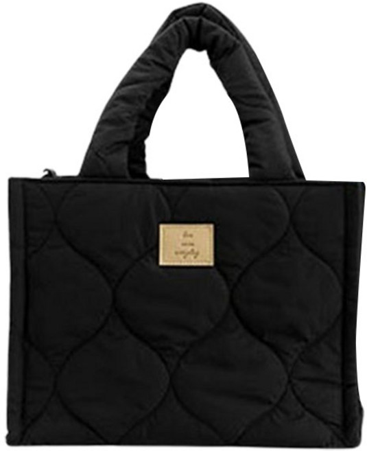 마롤로뜨 경량 패딩 기저귀가방 생활방수, 블랙