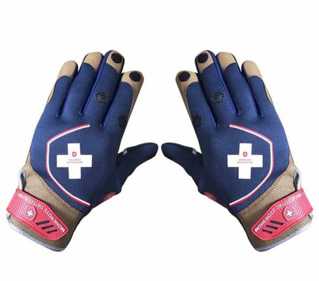 몽크로스 낚시장갑 3커트 양손 세트 MQWN-000QNB, 네이비, 1개