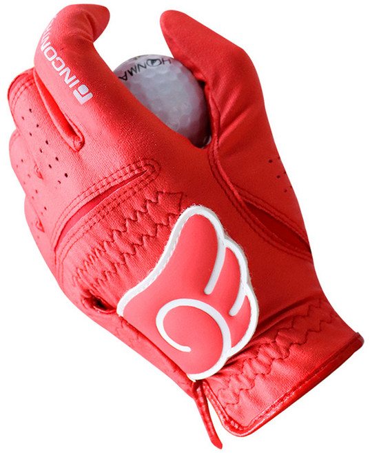 인콘트로 남녀공용 엔젤 골프장갑 왼손용, 카디널레드, 1개