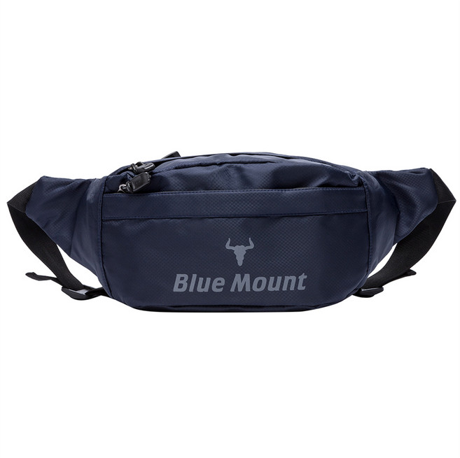 BLUEMOUNT 戶外休閒男女通用生活防水腰包 APZJY0129, 海軍藍
