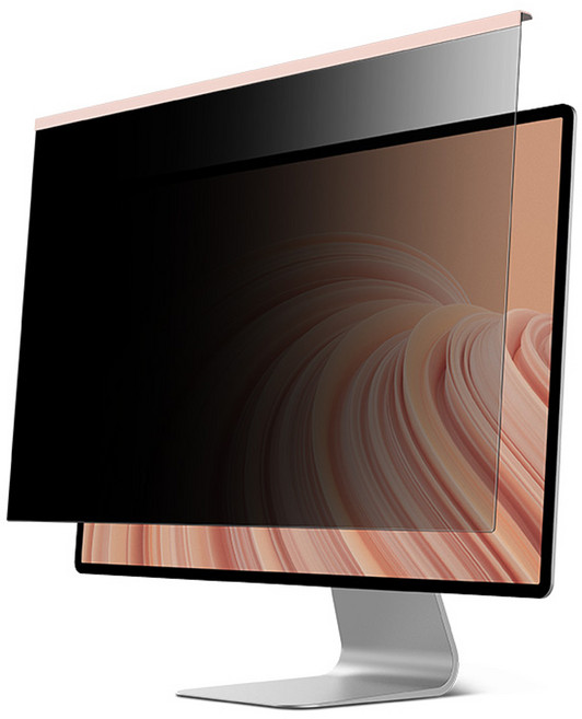 에스뷰 거치식 강화유리 모니터 보안 필름 블루라이트차단 사생활 정보보호 화면 보호기 560 x 340 mm 세트, 혼합색상, 1세트