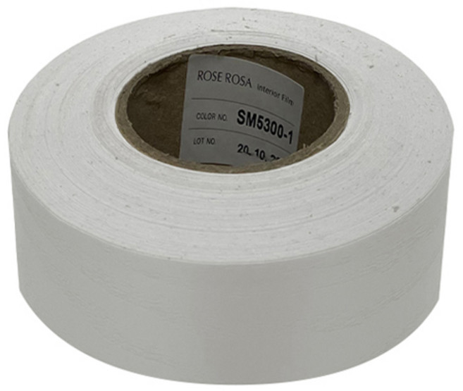 몰딩 시트지, 내츄럴체리화이트펄SM53001, 폭 8cm x 길이 50m