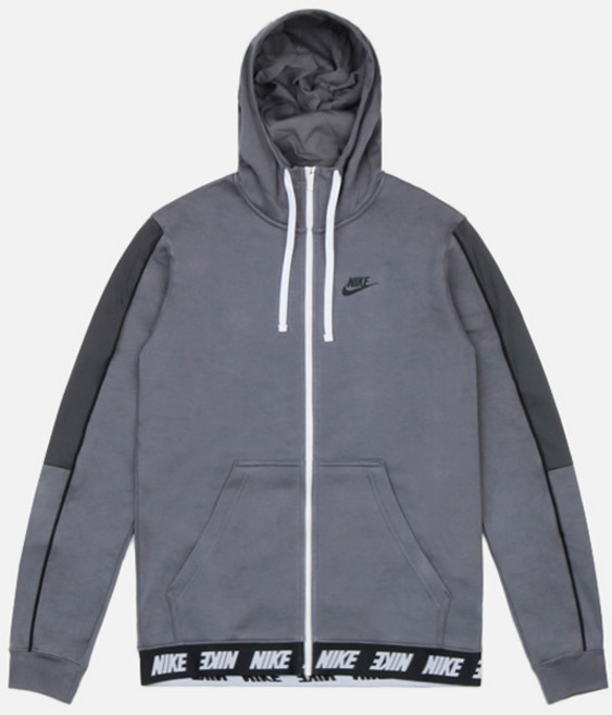NIKE 耐吉 男款 HYBRID NSW 綁帶連帽拉鍊外套