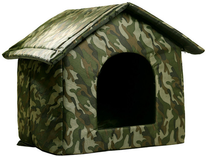 김멍냥 반려동물 야외 급식소 하우스, 혼합색상, 1개