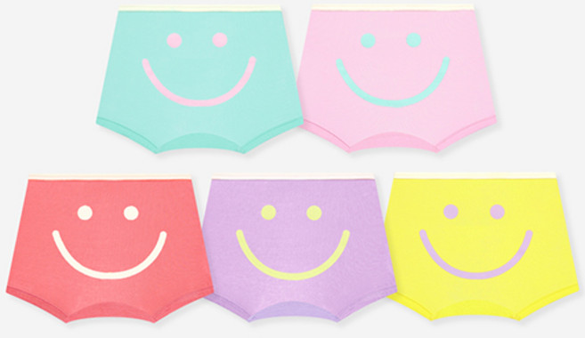 유니프랜드 주니어 여아용 해피 학생 드로즈 5종 세트