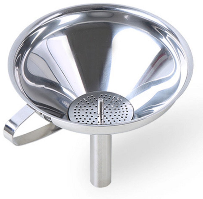 칼백화점 스텐 깔때기 중 130mm, 1개